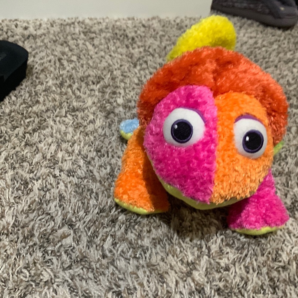 Colorful Chameleon plushy
